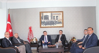 DEFTERDAR GÜNDÜZ’DEN KAYMAKAMIMIZ DURU’YA ZİYARET