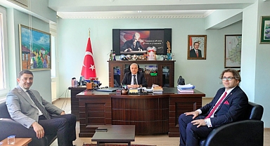 DİYANET MÜFETTİŞLERİNDEN KAYMAKAM DURU’YA NEZAKET ZİYARETİ
