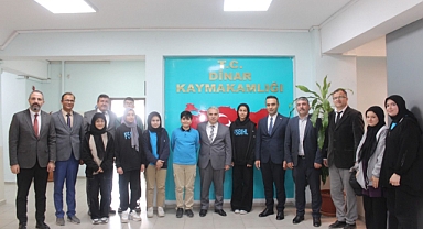 İMAM HATİP OKULLARININ KURULUŞU YILDÖNÜMÜ NEDENİYLE KAYMAKAM DURU’YA ZİYARET