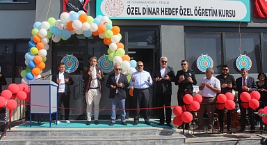 KAYMAKAM DURU ÖZEL DİNAR HEDEF ÖZEL EĞİTİM KURSU’NUN AÇILIŞINA KATILDI