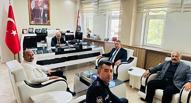 Kaymakam Kemal Duru, Emniyet Müdürlüğü'ne Ziyaret Gerçekleştirdi