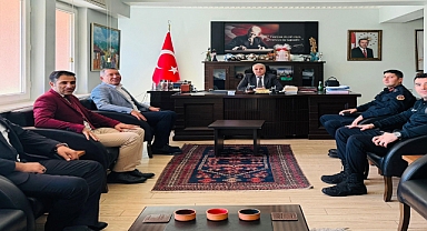ZİRAAT BÖLGE ŞEFİNDEN KAYMAKAMIZA ZİYARET