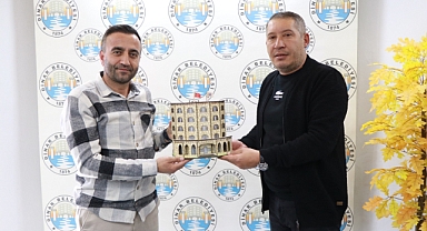 Akçadağ Belediye Başkanı Hasan Ulutaş’tan Dinar Belediye Başkanı Veysel Topçu’ya Ziyaret