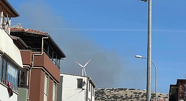 “Dinar’da Suçıkan Park Tesisleri Arkasında Dağlık Alanda Yoğun Duman Paniği”