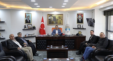 Sandıklı Ziraat Odası’ndan Dinar Belediye Başkanı Veysel Topçu’ya Ziyaret