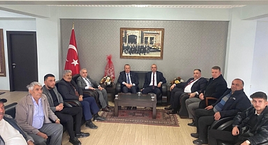 KAYMAKAM DURU’YA MİLLETVEKİLİ OLGUN ZİYARETTE BULUNDU.