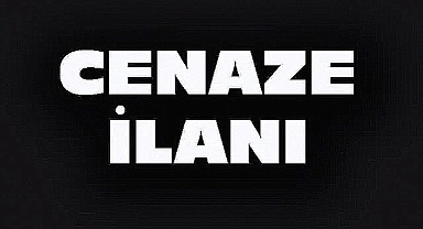 Dinar'da Cenaze İlanı