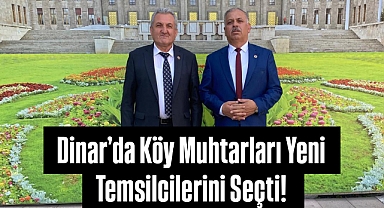 Dinar'da Yapılan Seçimde Muhtarlardan En Yüksek Oyu Bilal Demiröz Ve Kemal Başoğlu Aldı!