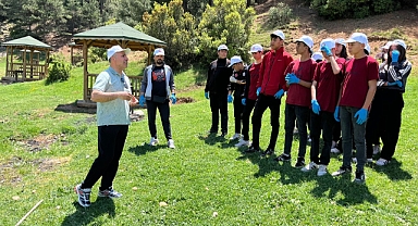 Dinar MTAL’den Norgas Tabiat Parkı’nda Anlamlı Temizlik Etkinliği