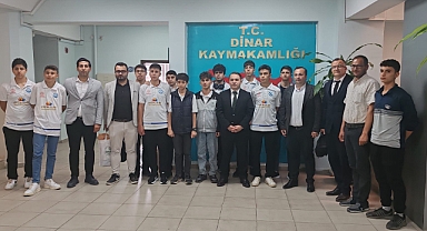 EVLİYA ÇELEBİ PROJESİ KAPSAMINDA GAZİANTEP’TEN ÖĞRENCİLERİMİZ KAYMAKAM DURU’YU ZİYARET ETTİ