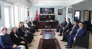 Adli Yargı Mensuplarından Kaymakam UĞUZ’a Ziyaret