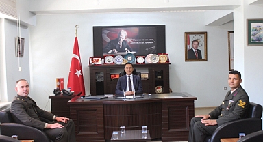 Askerlik Şube Başkanlığından Kaymakam UĞUZ’a Ziyaret