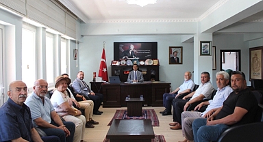 CHP İlçe Teşkilatından Kaymakamımıza Ziyaret