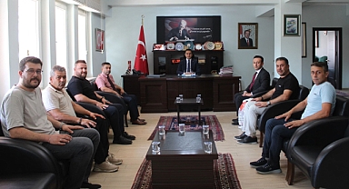 Halk Eğitim Müdürü ve Kır Efeleri Grubundan Kaymakam UĞUZ’a Ziyaret