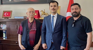 Hilmi Çalışkan ve Tahsin Baytar’dan Başkan Emrah Turan’a Veda Ziyareti