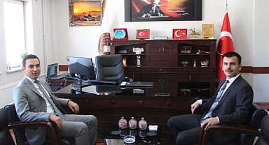 Kaymakam UĞUZ’dan Adli Yargı Adalet Komisyonu ve Ağır Ceza Mahkemesi Başkanı Emrah TURAN’a İade-i Ziyaret