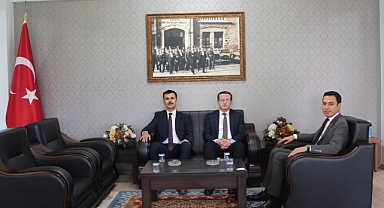 Kaymakamımız Hasan UĞUZ’a Ziyaret