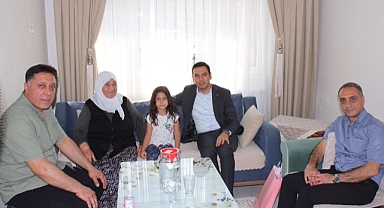 Kaymakamımız Hasan UĞUZ'dan Şehit Ailelerine Ziyaret