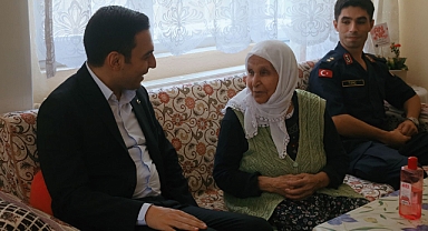 Kaymakamımız Hasan UĞUZ’dan Şehit Yakınları ve Gaziye Ziyaret
