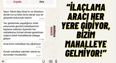 Konak Mahallesi’nde İlaçlama Tepkisi: “Sinek Sorunuyla Baş Başayız”