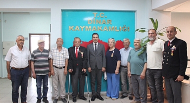 Şehit Aileleri ve Gazilerden Kaymakam UĞUZ’a Ziyaret