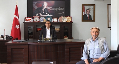 Şehit Yakını Eşref Çelik’ten Kaymakam Uğuz’a Ziyaret