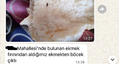 Dinar'da Bir Ekmekte Böcek Çıktığı İddiası