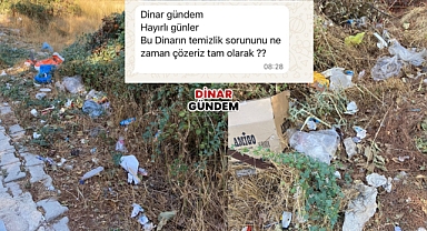 Dinar'da Çöp Sorunu Gündemden Düşmüyor