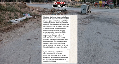 Dinar Yeni Mahalle’de Çöp ve Yol Sorunu Tepki Çekiyor!