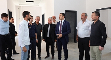 Kaymakamımız Hasan UĞUZ Aile Sağlığı Merkezi İnşaatını İnceledi