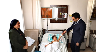 Kaymakamımız Hasan UĞUZ’dan Hastane ve Hasta Ziyareti