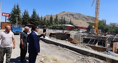 Kaymakamımız Hasan UĞUZ TOKİ İnşaatını İnceledi