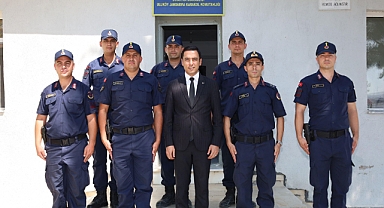Kaymakamımızdan Uluköy Jandarma Karakoluna Ziyaret