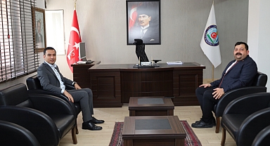 Başkan GÖNÜLLÜ’den Kaymakamımıza Ziyaret