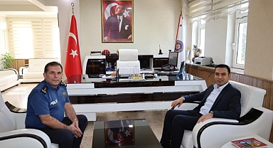Kaymakamımız Hasan UĞUZ’dan İlçemize Yeni Atanan Emniyet Müdürüne Ziyaret