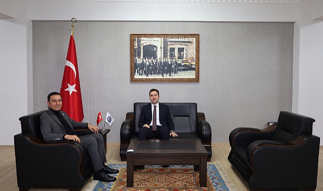 Bolvadin Başsavcısı Ümit GÜNTÜRK, Kaymakamımız Hasan UĞUZ’u Ziyaret Etti