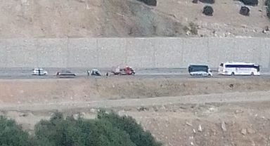 Dinar’da Tünel Yokuşunda Trafik Kazası