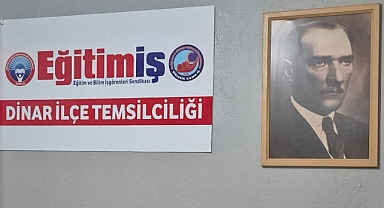 Eğitim İş Dinar İlçe Temsilciliği'nden 29 Ekim Cumhuriyet Bayramı Mesajı