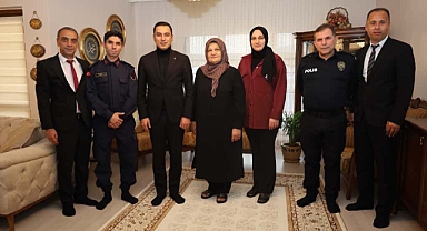 Kaymakam Hasan Uğuz’dan Şehit Polis Memuru Erol Kaplankıran’ın Ailesine Ziyaret
