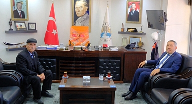Şehit Babamızdan Başkan Topçu’ya Ziyaret