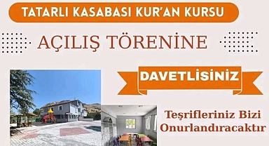 Tatarlı’da Manevi Açılış Günü: Müftülükten İki Yeni Hizmet!