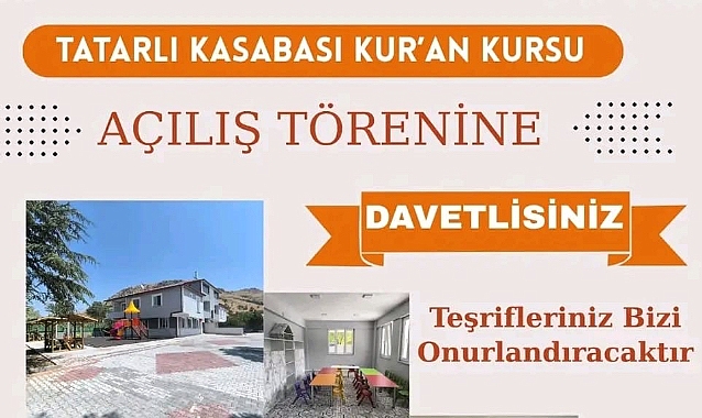 Tatarlı’da Manevi Açılış Günü: Müftülükten İki Yeni Hizmet!