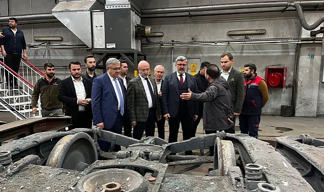 AK Parti Heyetinden Dinar’ın Gururu Acarlar Vagon’a Ziyaret