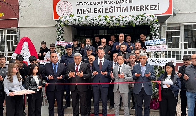 Dazkırı'da Mesleki Eğitim Merkezi Açıldı