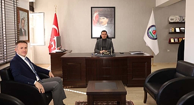 Gençlik ve Spor İlçe Müdürü Said DUMAN’dan Kaymakam Hasan UĞUZ’a Ziyaret