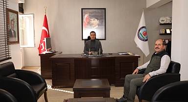 OGM İlçe Müdürü Ahmet GÜRBÜZ’den Kaymakam Hasan UĞUZ’a Ziyaret