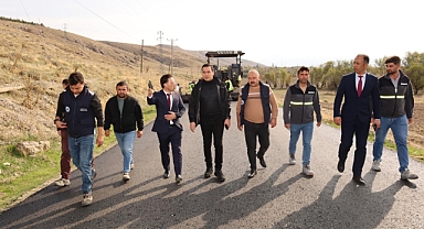 Uluköy – Akçaköy Bağlantı Yolunda Sıcak Asfalt Çalışması Başladı