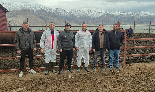 OKÇULAR KÖYÜ DAMIZLIK İTHAL HAYVAN BULUNAN İŞLETMELER DENETLENDİ