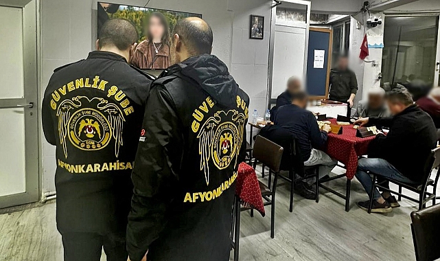 Afyonkarahisar Dazkırı İlçesinde KOM, TEM, Narkotik, Güvenlik Şube ve Trafik Ekipleri İçkili Mekanlarda Denetim