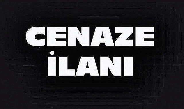 Dinar'da Cenaze İlanı 